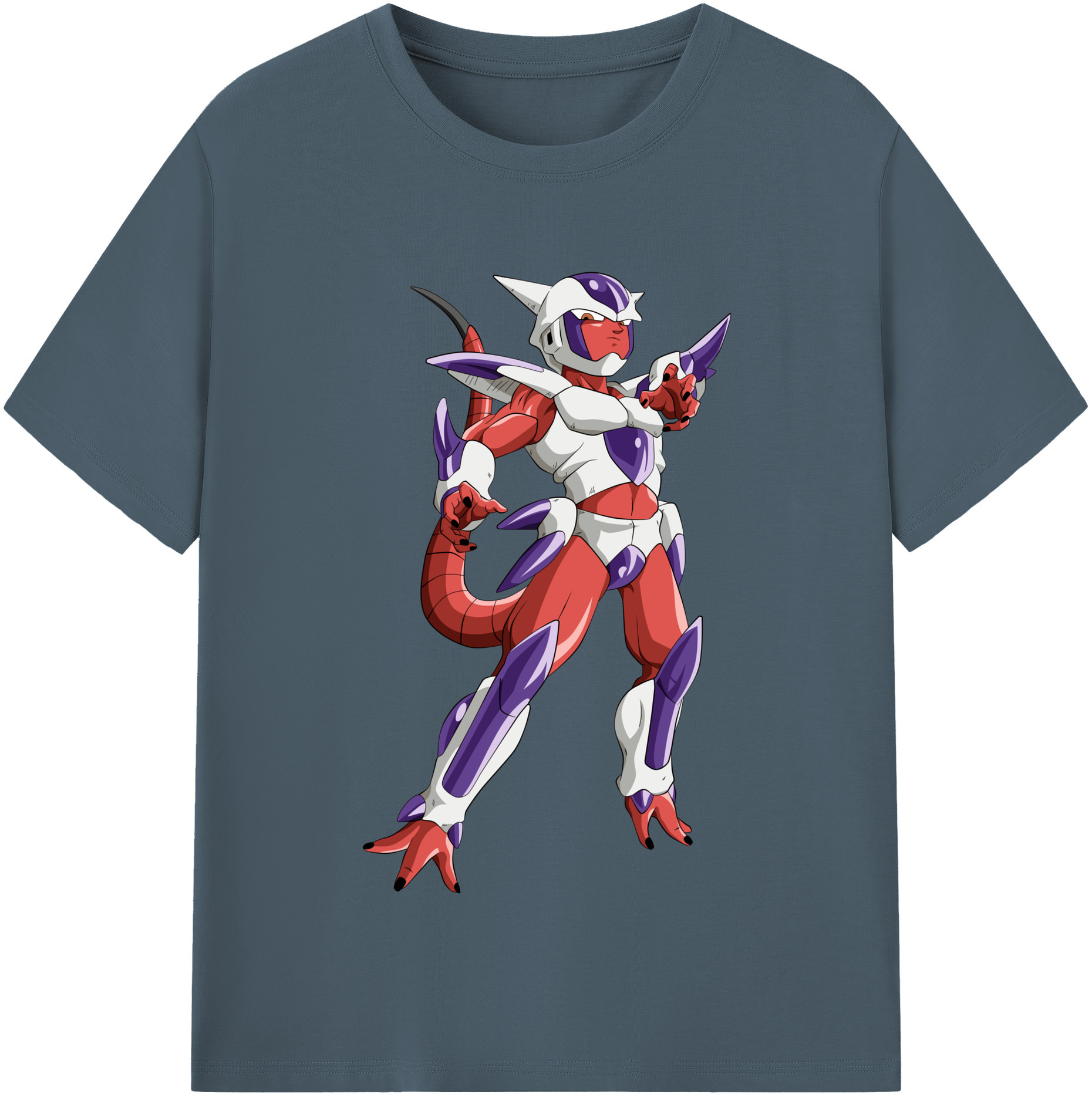 （画像用） ドラゴンボール フリーザ DRAGON BALL Frieza 綿100％半袖Tシャツ（フロントプリント）